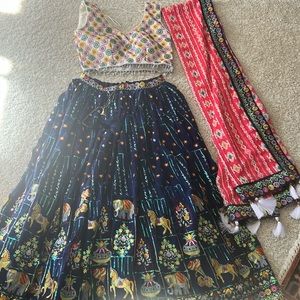 Women’s lehenga, 3 piece